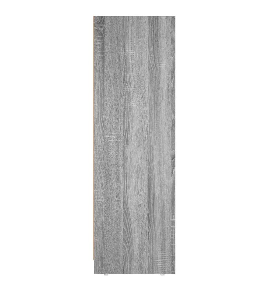 Badschrank Grau Sonoma 30x30x95 cm Holzwerkstoff