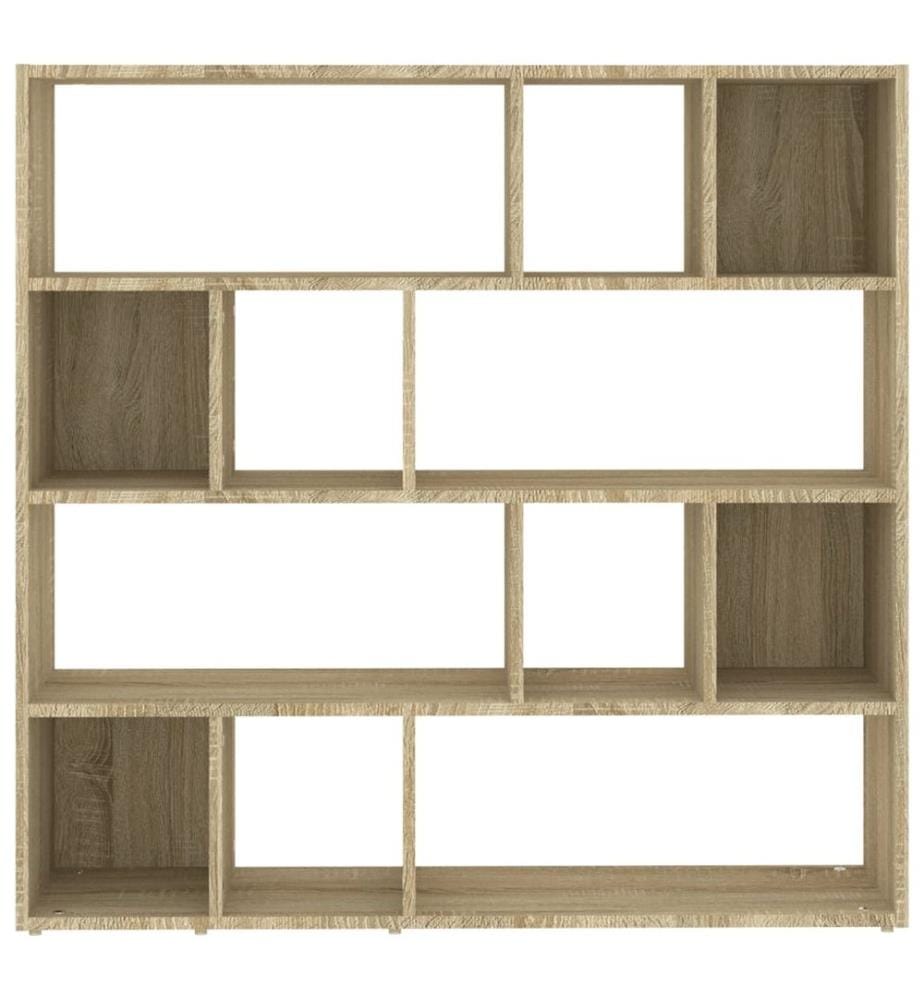 Bücherregal/Raumteiler Sonoma-Eiche 105x24x102 cm