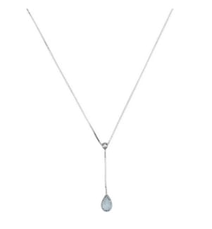 Halskette Goutte d'Azur - Weissgold