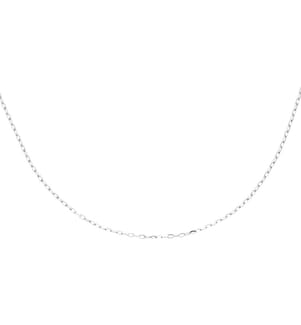 Kette in 43cm - Weissgold