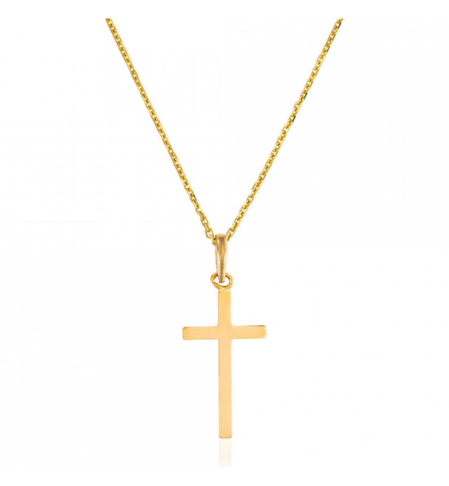 Goldanhänger Croix Croyance - Gold
