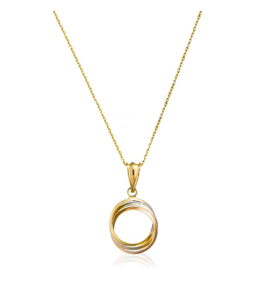 Trianon-Anhänger - Zweifarbiges Gold