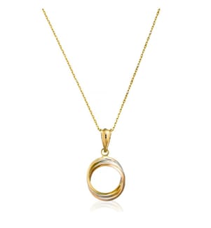 Trianon-Anhänger - Zweifarbiges Gold