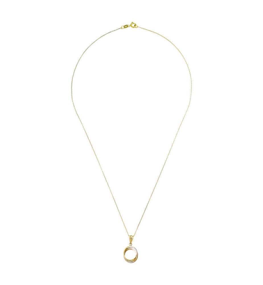 Trianon-Anhänger - Zweifarbiges Gold