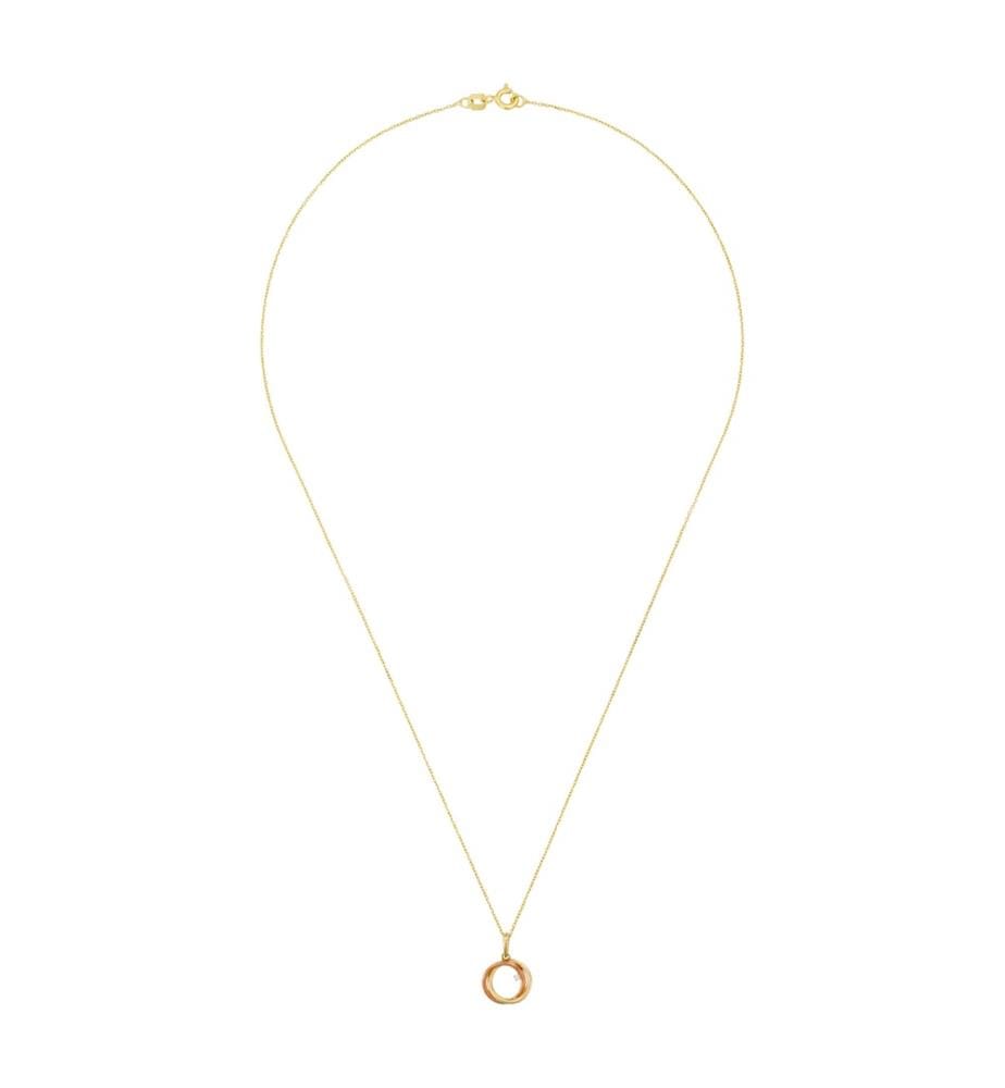Trianon-Anhänger - Zweifarbiges Gold