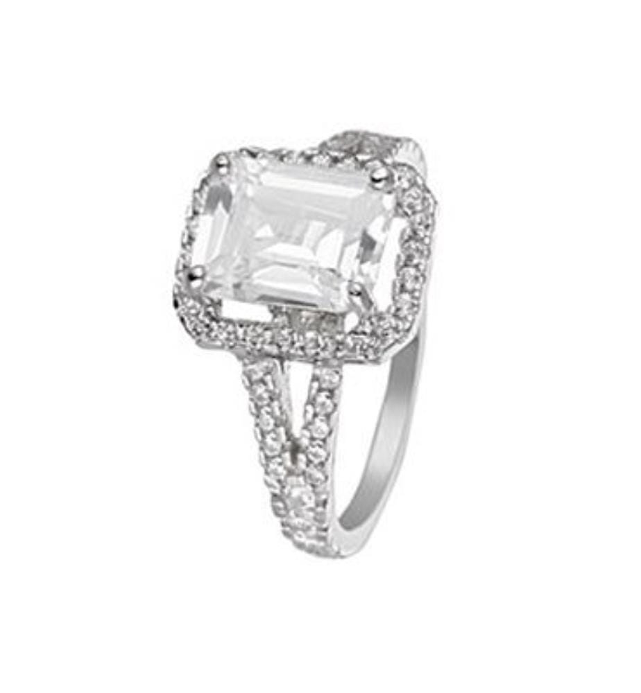 Ring Splendeur - Weissgold 375/1000 und Zirkonium