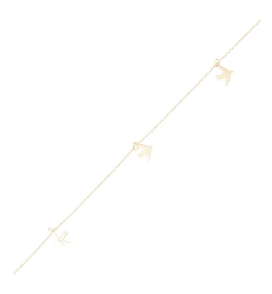 Armband Schwalbe - Gelbgold 375/1000