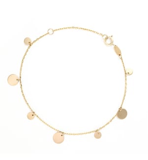 Medaillon-Armband - Gelbgold 375/1000