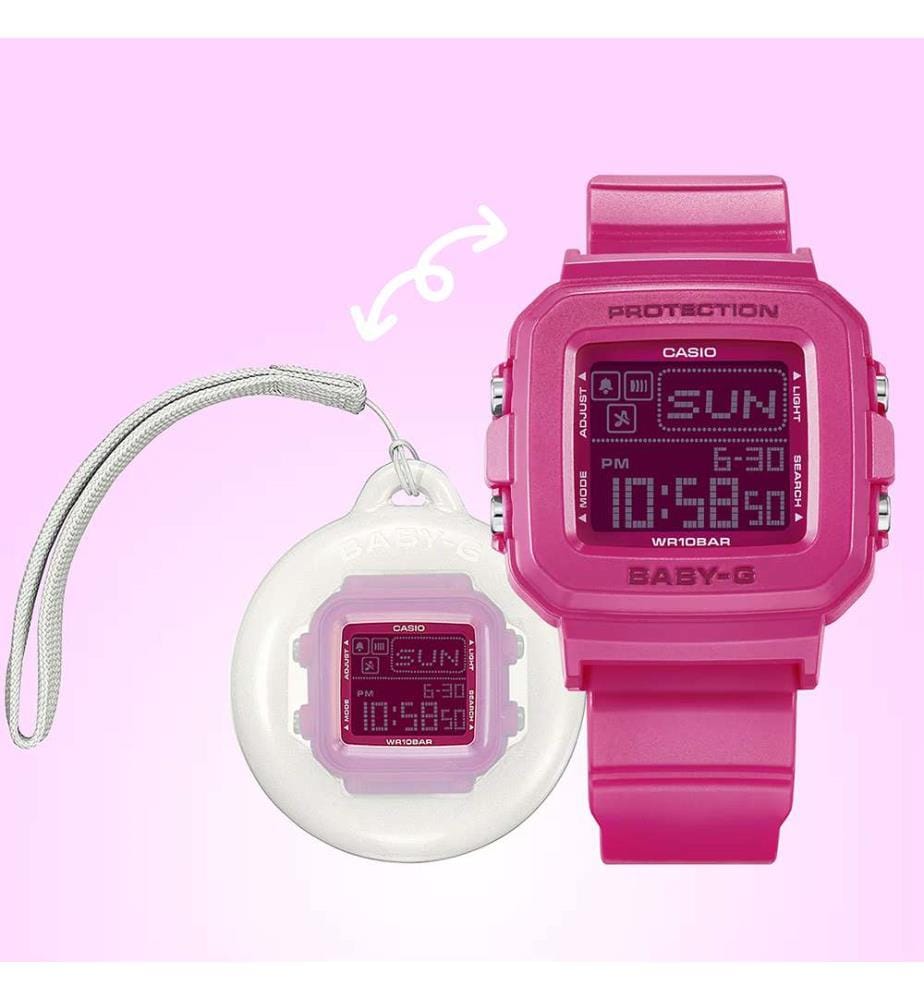 Montre Analogique Digitale - Rose