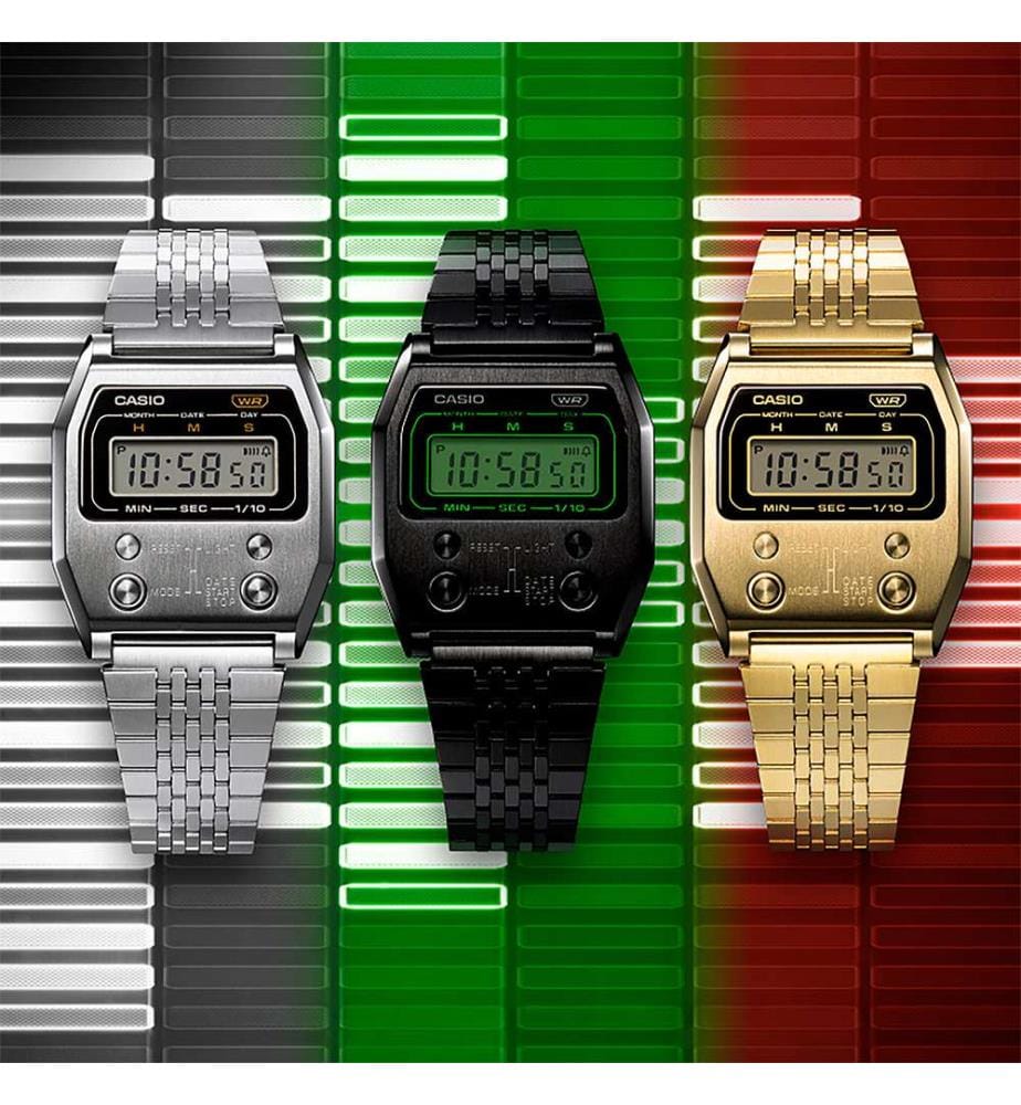 Orologio digitale Serie A1100G - Oro