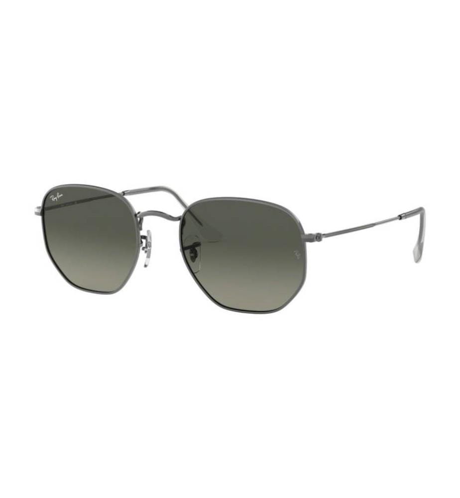 Sechseckige Sonnenbrille - Silber