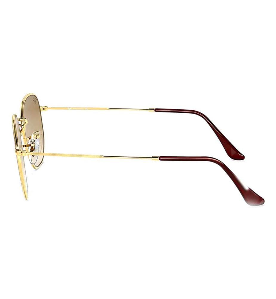 Sechseckige Sonnenbrille - Gold und Schwarz