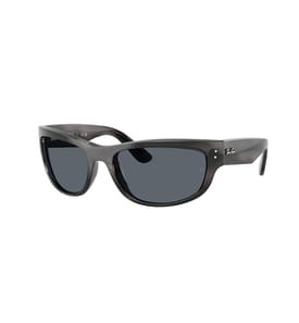 Mega Balorama Sonnenbrille - Grau Gestreift und Blau