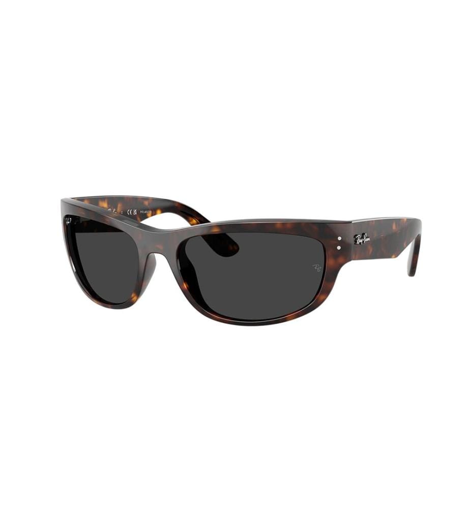Mega Balorama Polarisierte Sonnenbrille - Havanna und Schwarz