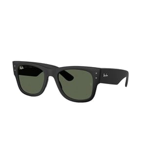 Mega Wayfarer Liteforce Sunglasses - Sand Black and Dark Green