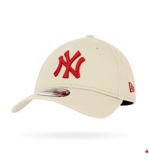 New York Yankees 9FORTY Cap - Beige und Rot