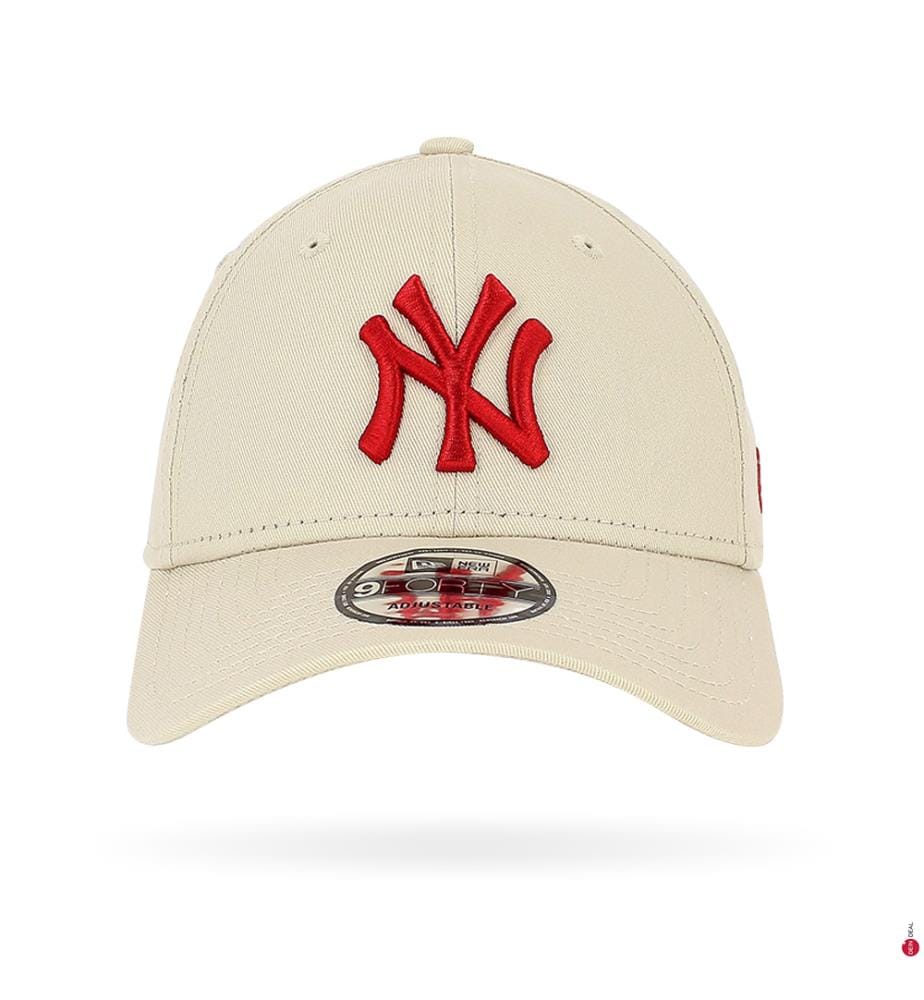 New York Yankees 9FORTY Cap - Beige und Rot