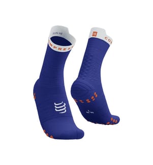 Pro Racing V4.0 High Socks - Blau und Weiss