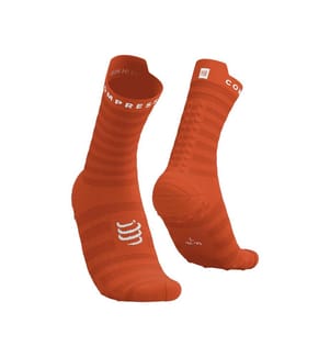 Pro Racing V4.0 Ultralight High Socks - Weiss und Rot