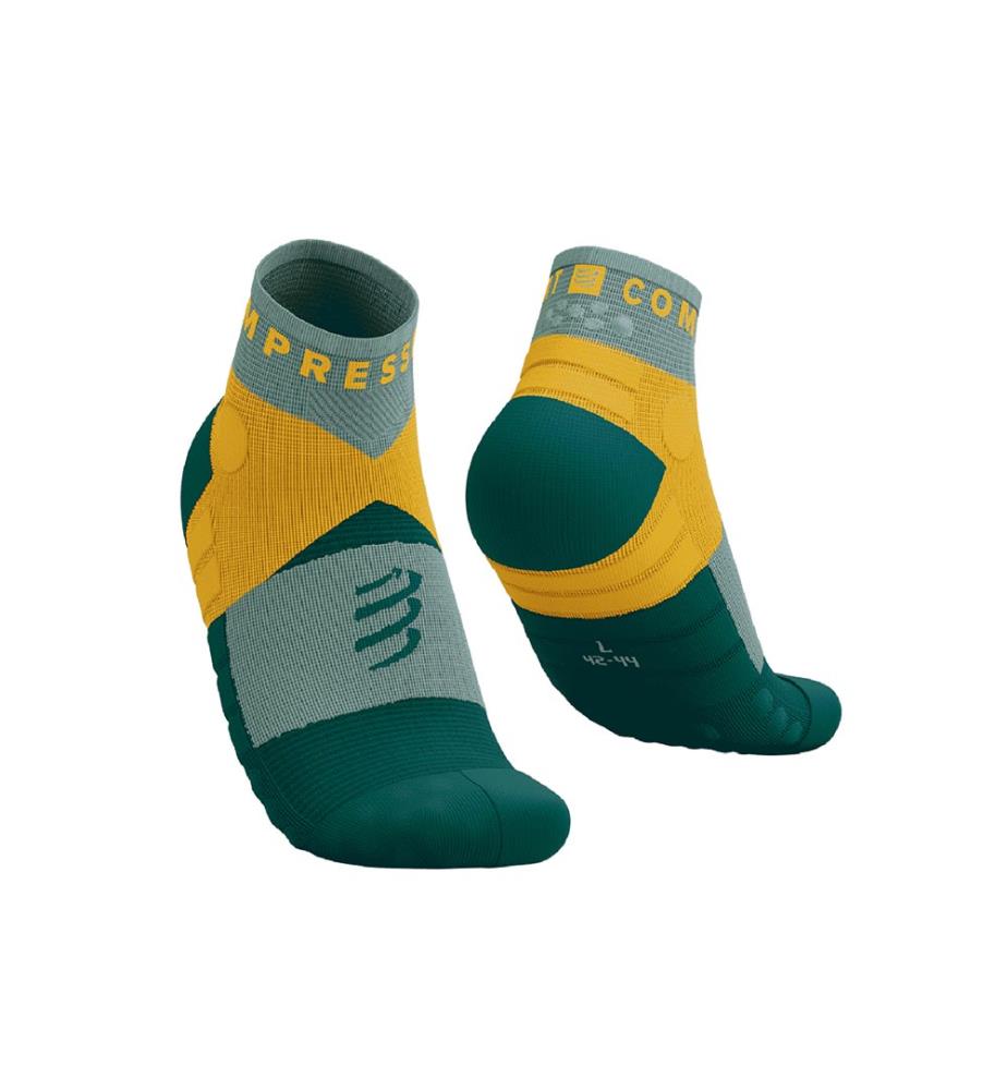 Ultra Trail Low Socks - Grau und Gelb