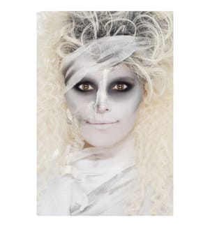 Kit Effets Spéciaux Momie - Blanc et Noir