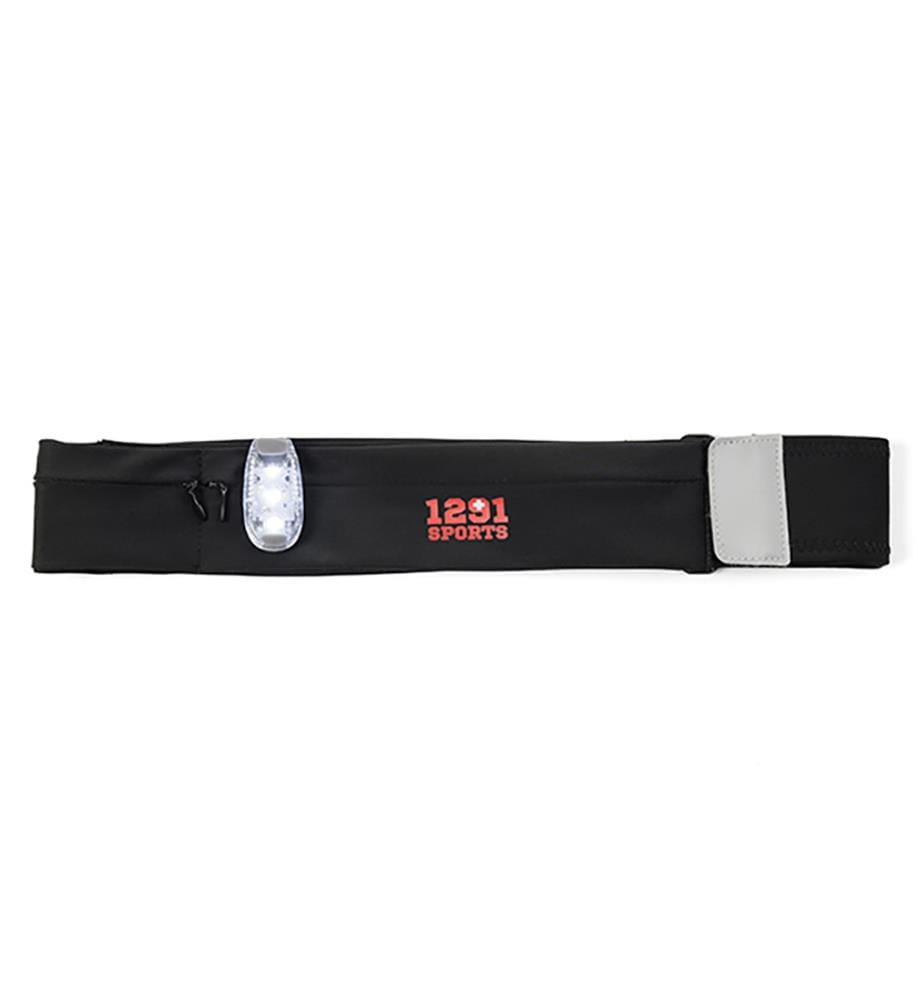Running Gürtel mit LEDs - Schwarz