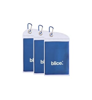 Lot de 3 Serviettes Rafraîchissantes Microfibre - Bleu