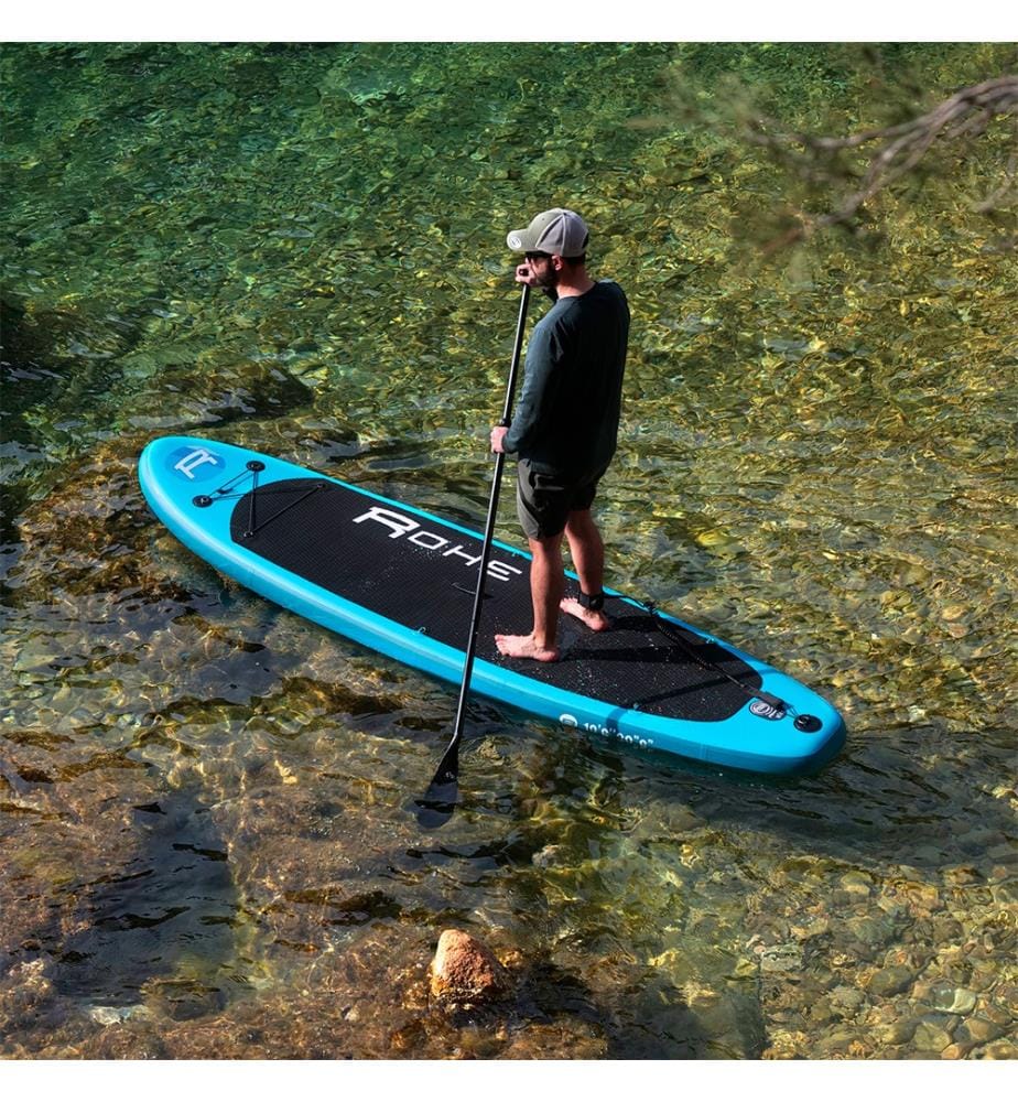 Stand Up Paddle Pack Pacific 10'6 - Blau und Schwarz