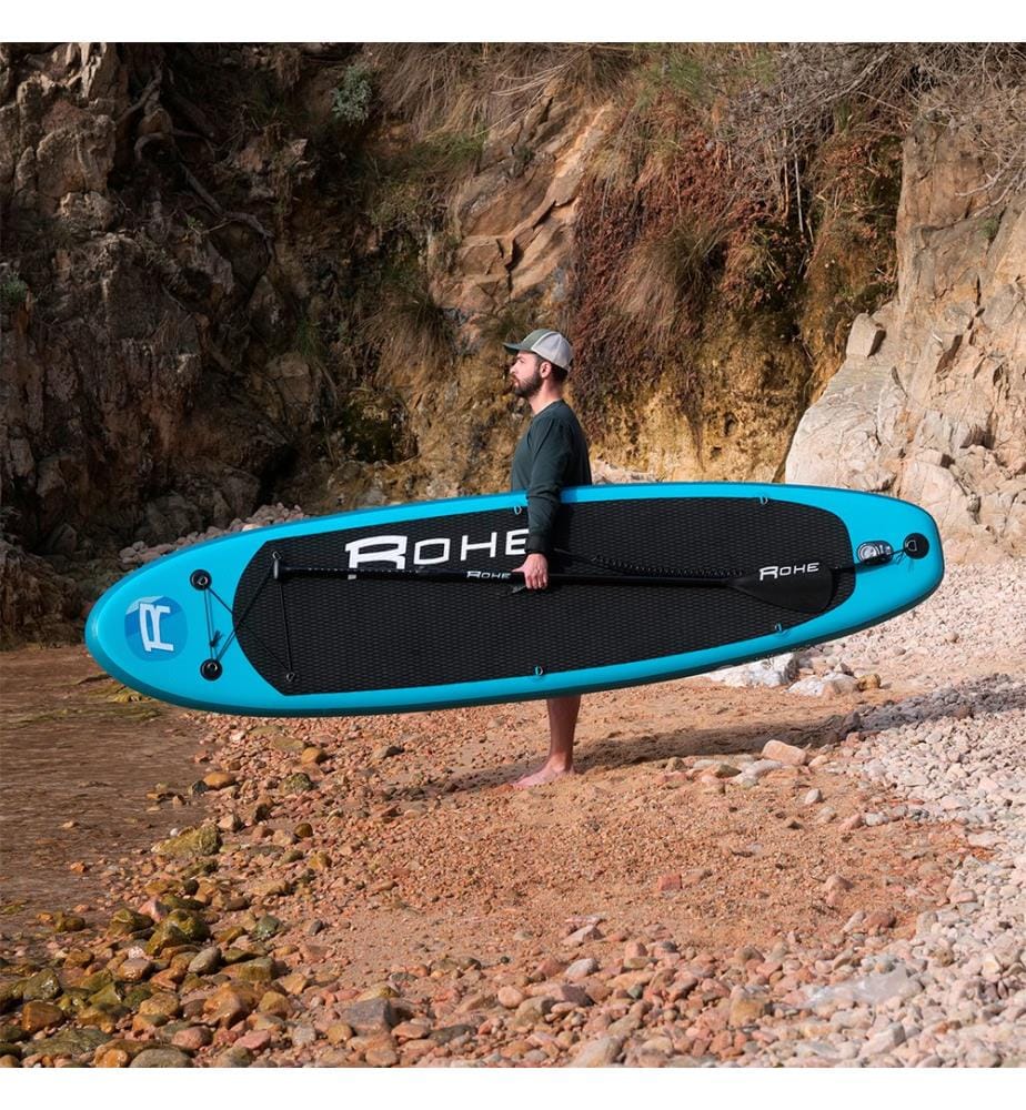 Stand Up Paddle Pack Pacific 10'6 - Blau und Schwarz