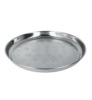 Tablett rund inox 40cm