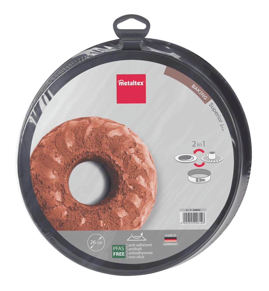 Springform Ø 26 cm mit 2 Böden - Superior