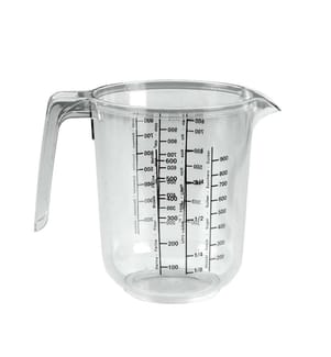 Messbecher 1 Liter, mit Skala