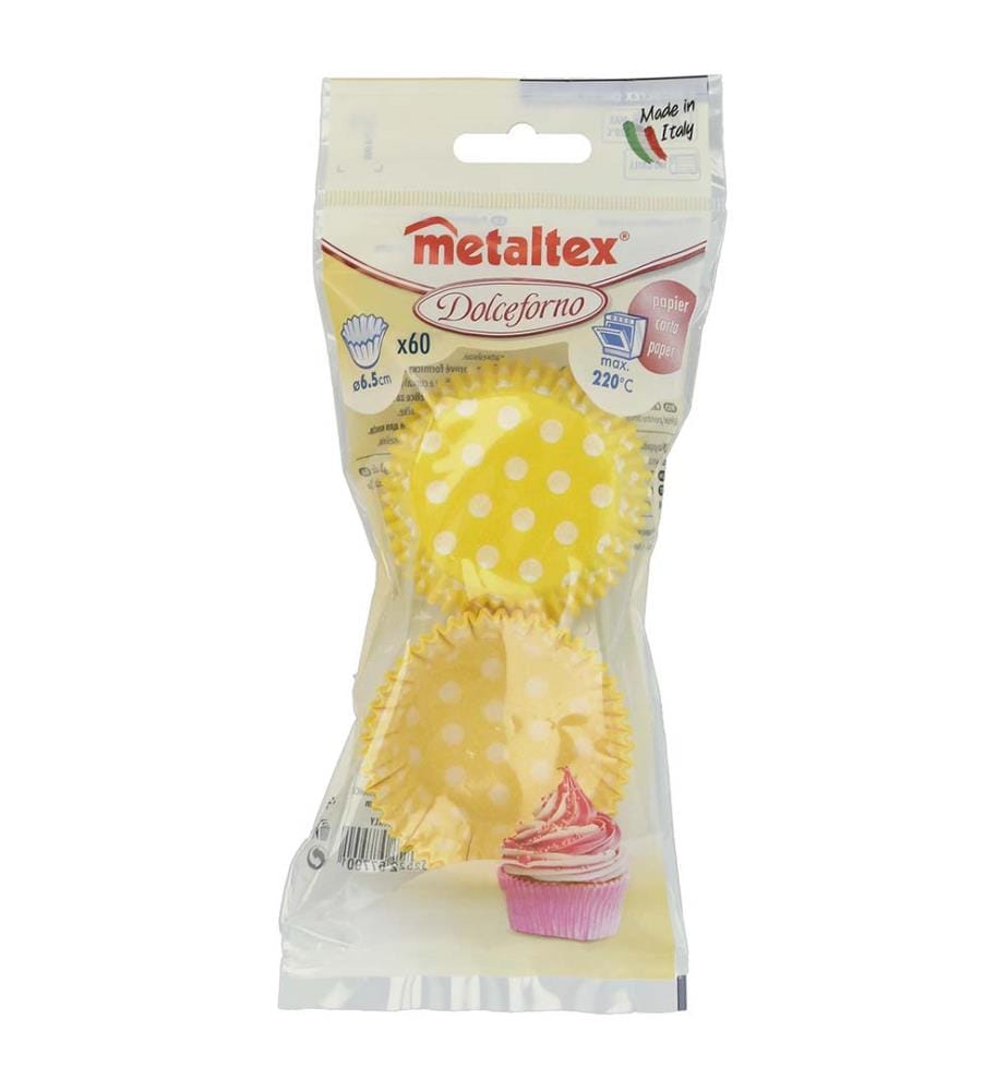 Set mit 60 Muffin-/Cupcake-Formen, Papier 6.5cm