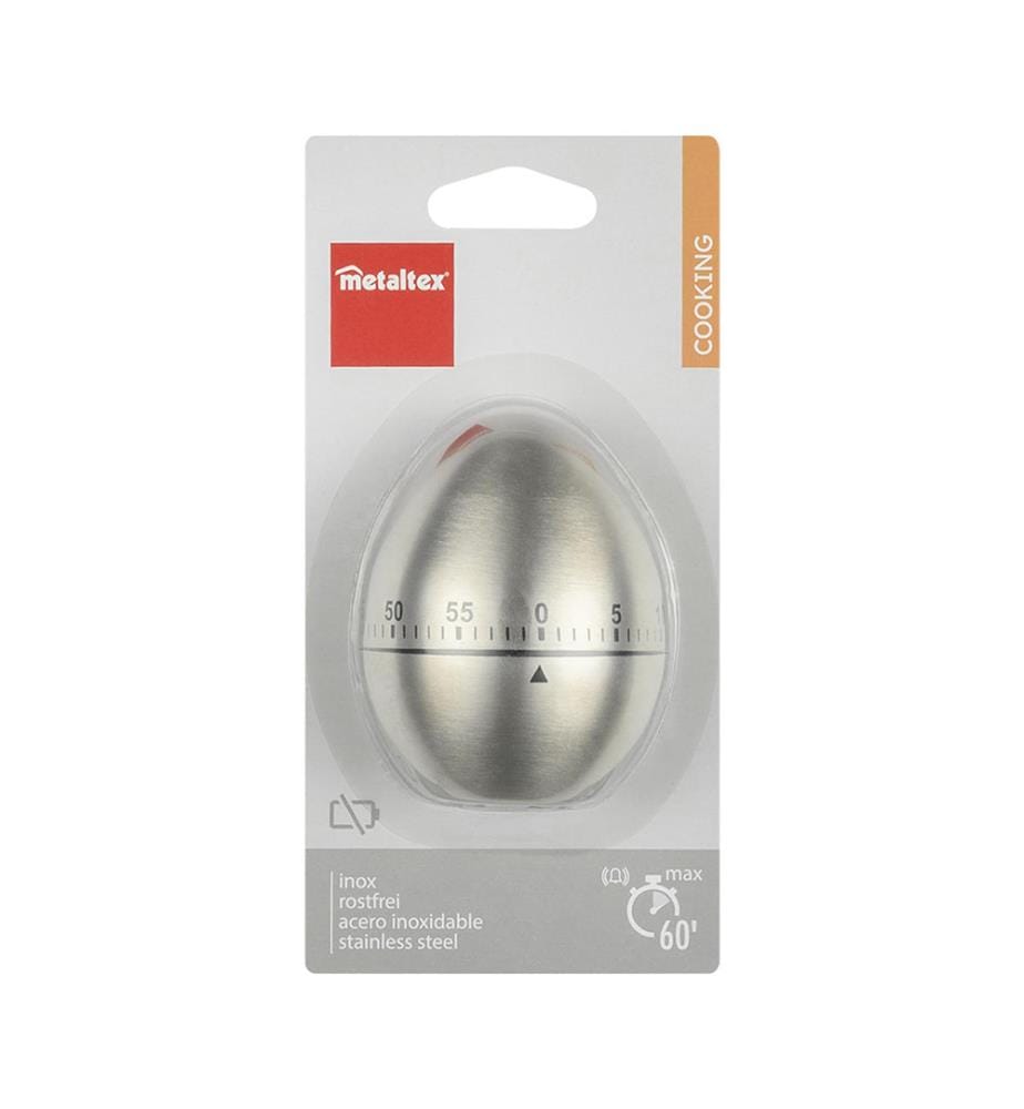Stainless steel egg timer 60 min