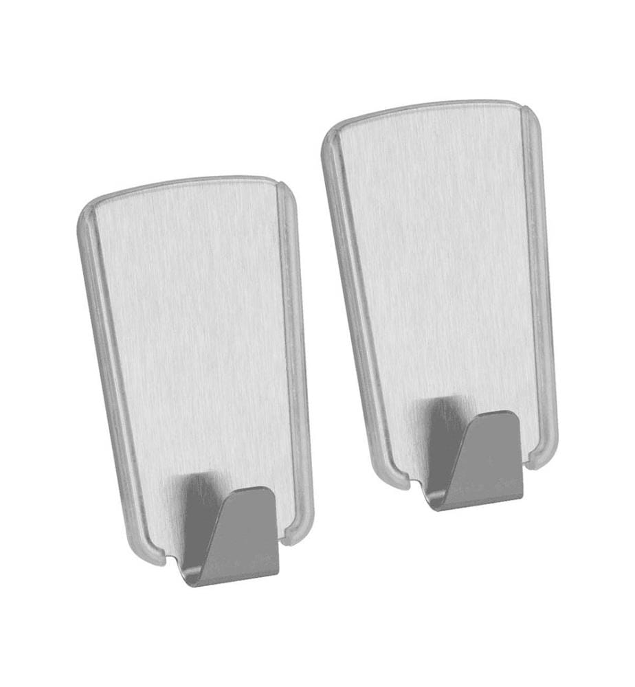 Set of 2 stainless steel adhesive hooks - Pullclean