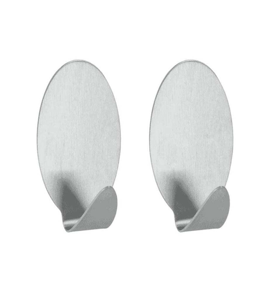 "Jumbo Inox" Satz 2 Klebehaken