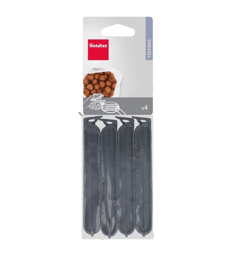 Jeu de 4 pinces à sceller les sacs 11cm