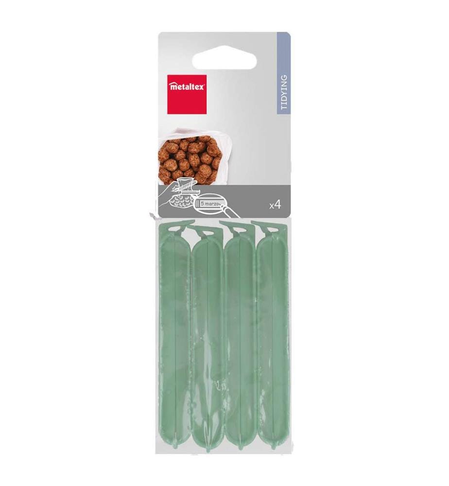 Jeu de 4 pinces à sceller les sacs 11cm