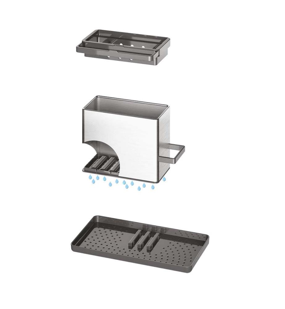 Stainless steel sink organizer - Tidytex Inox