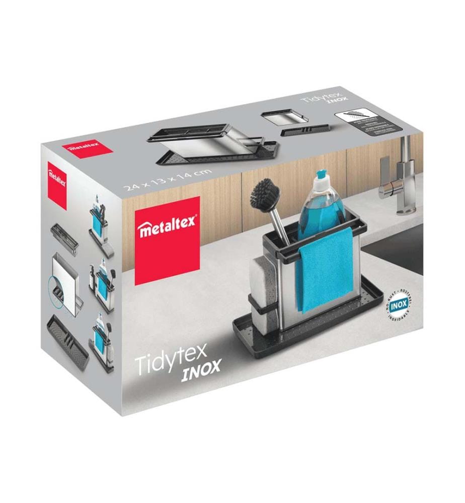 Stainless steel sink organizer - Tidytex Inox