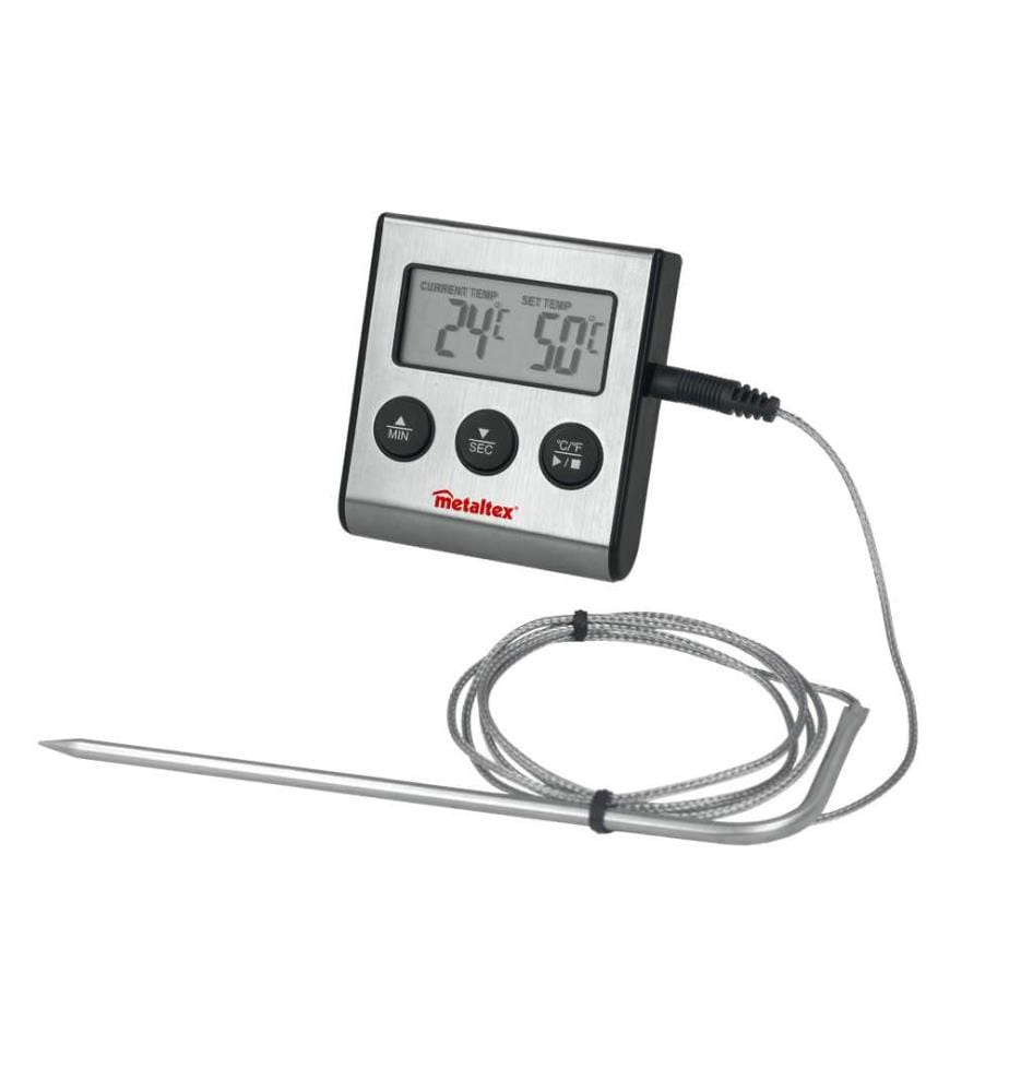 Digital Thermometer With Timer, With Magnetic Hanging Device And Foldable Stand