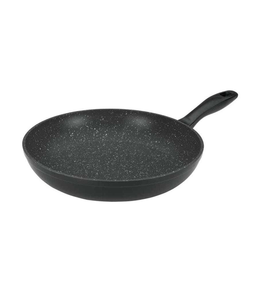 "MY CHEF" 30cm aluminium pan non-stick coating, BPA free Induction/gas/electric black-stonetex