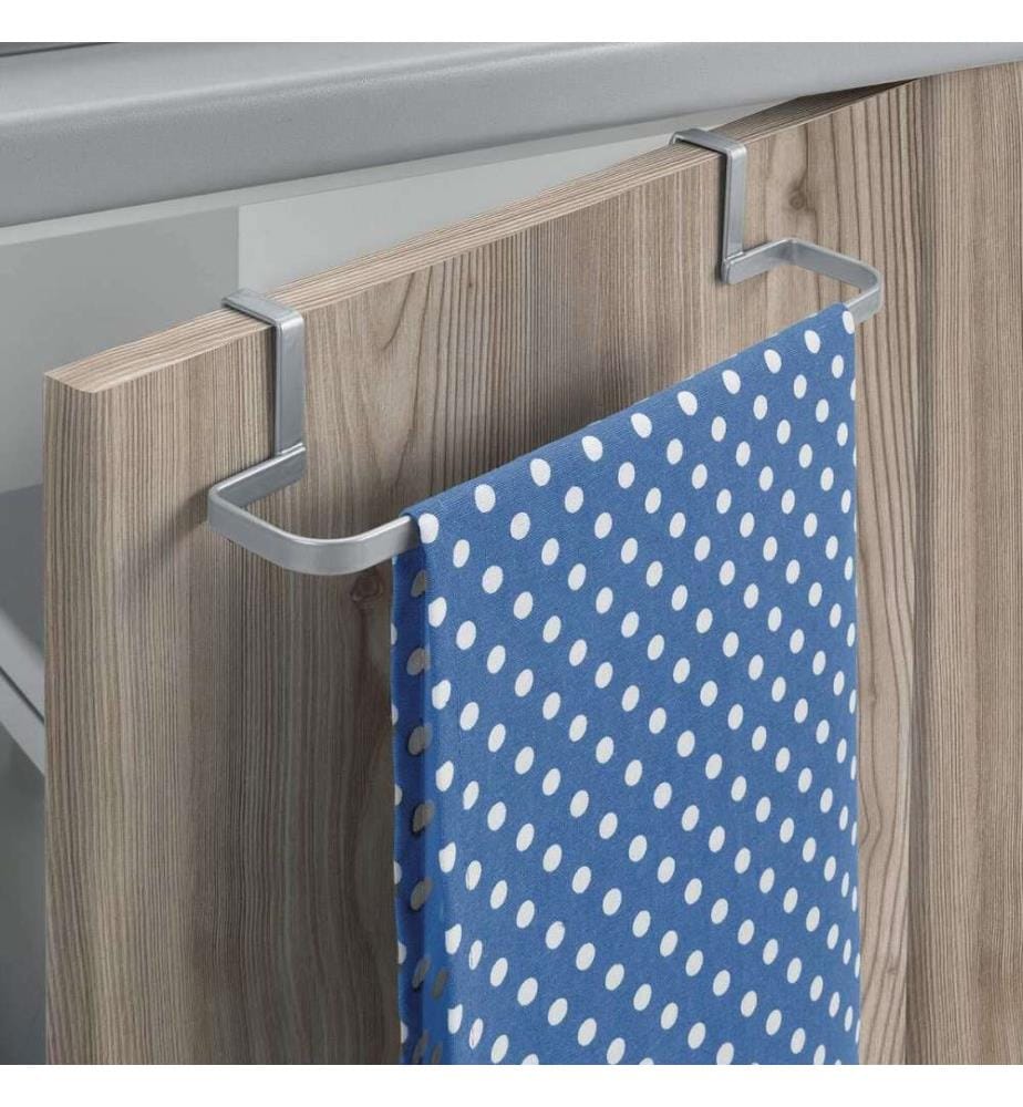 "Galileo" Towel holder Fixing without drilling, incl. 6 self-adhesive Eva pads, Polytherm coating 5-year guarantee, rust-resistant and durable