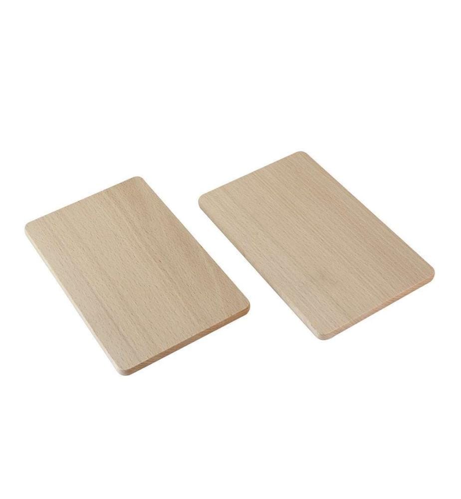 Set mit 2 Schneidebrettern Buche FSC - 22x14x1cm