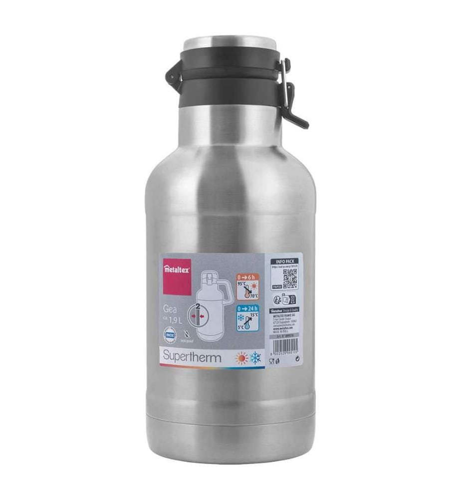 Vakuumflasche "Gea" 1,9L, Edelstahl