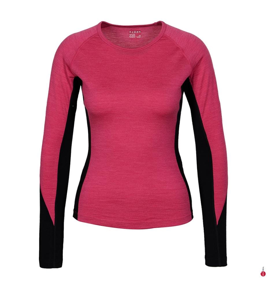 T-shirt à Manches Longues 210 Col rond - Rose