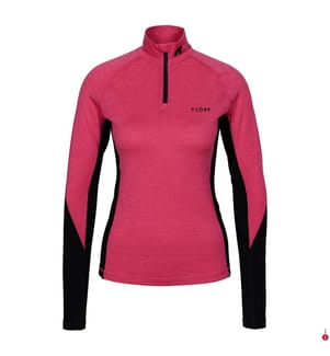 T-shirt à Manches Longues Starter Pack 210 Zip - Rose
