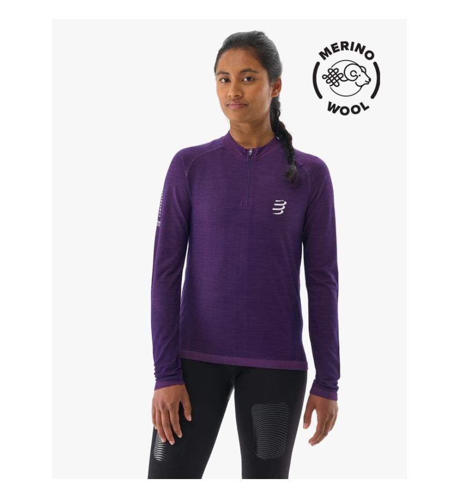 T-Shirt à manches longues - Violet