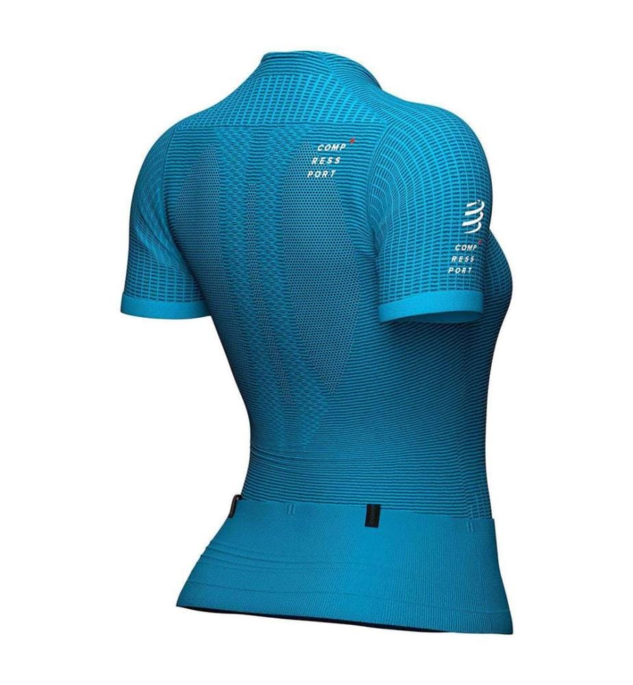 T-Shirt de Compression Trail Postural - Bleu