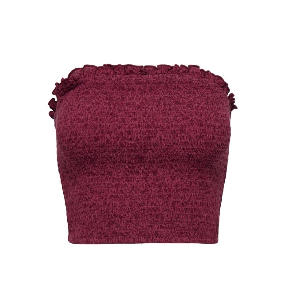 Crop-Top - Bordeaux